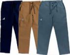 Pantaloni Uomo Blu Cotone DPI Cat. 1